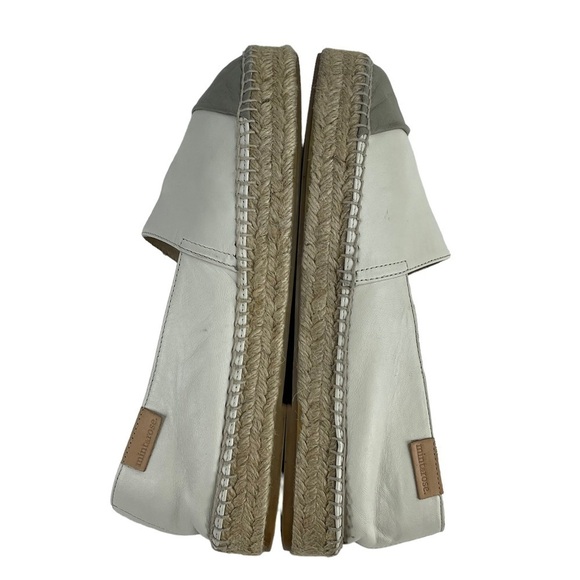 ANTHROPOLOGIE MINT & ROSE PORTOFINO LEATHER JUTE WRAP ESPADRILLE PLATFORMS - Picture 9 of 16